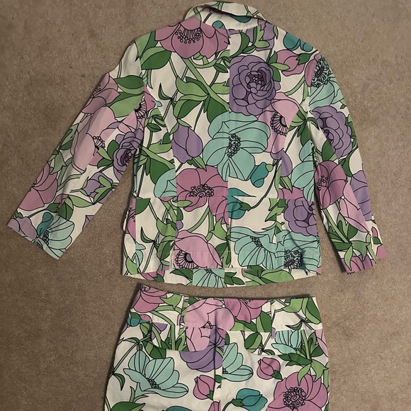 Ann Taylor Loft floral suit size 8 - Picture 2 of 3